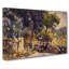 Flowered Terrace by Henri-Edmond Cross - Wrapped Canvas Painting-61877048