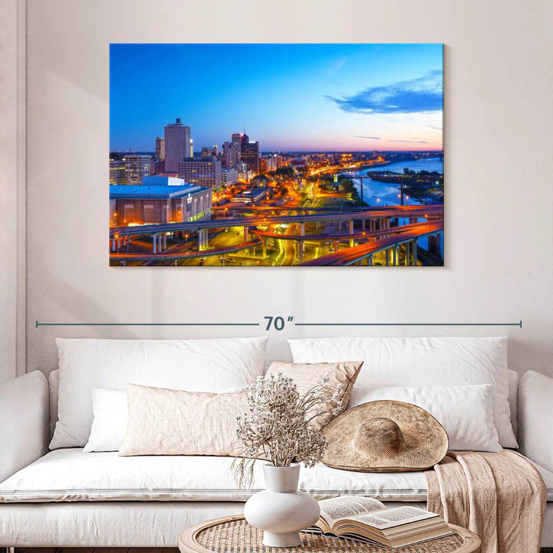 Senne Memphis Highways, 32" H x 48" W