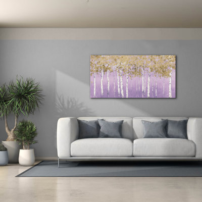 «Shimmering Forest Lavender C» par James Wiens, art mural sur toile