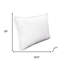 Ensemble de deux oreillers en microfibre hypoallergénique pour grand lit en duvet synthétique