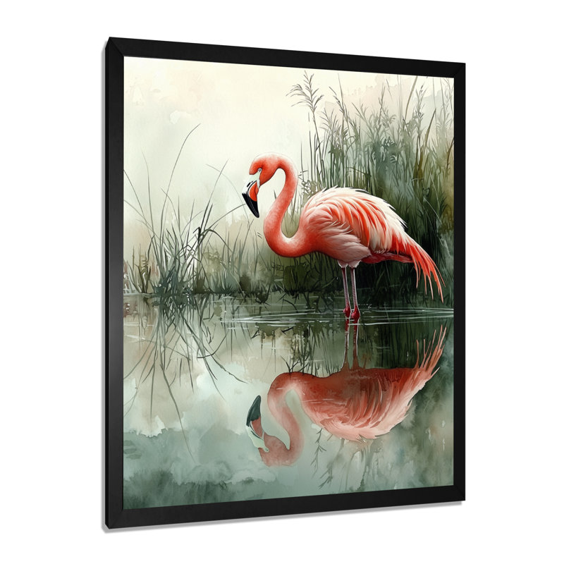 Cornella - animaux, art mural sur toile, Noir, H 20 po x l 12 po, Reproduction encadrée d'une seule photo