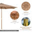 Lakewood 250cm Market Parasol-991810521