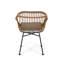 Chaise de patio avec coussins Aaronn-2023400326
