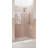 Halo 45.25 in. x 78 in. Frameless Glass Hinge Shower Door-110359414