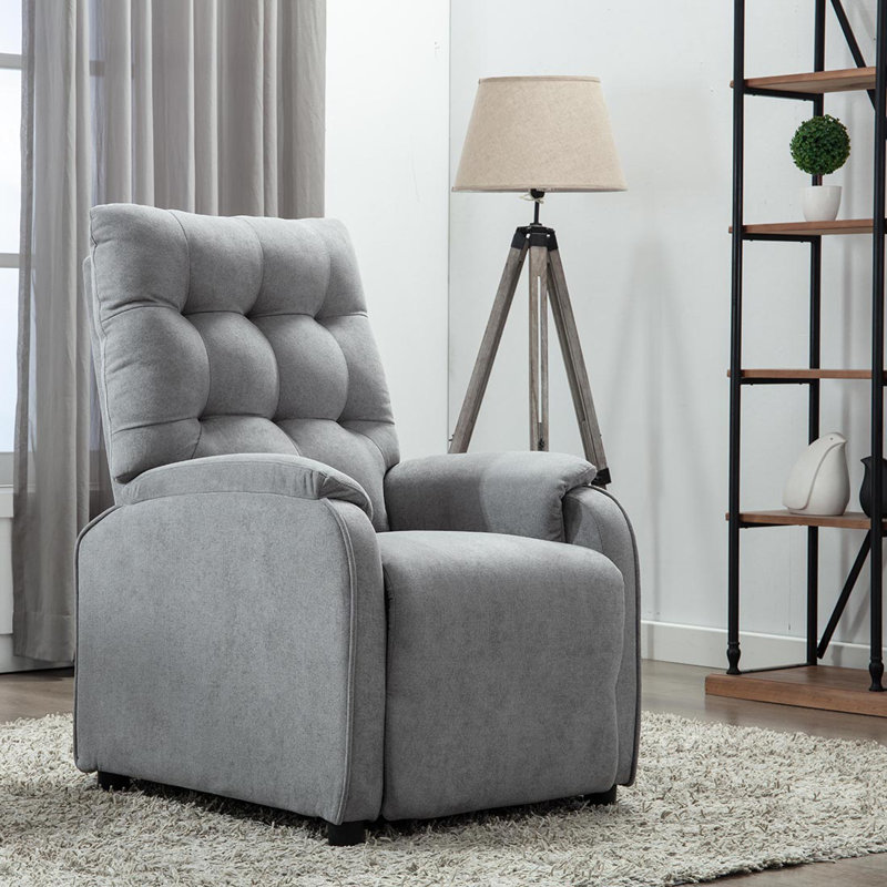 Rigsby 73cm Wide Standard Recliner, Grey