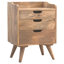 Damita 45cm W Solid Wood Bedside Table
