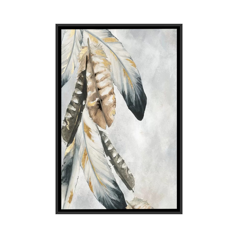 «Golden Bunch», reproduction sur toile, H 26 po x l 18 po x P 1,5 po, Toile avec cadre noir, Pas de tapis