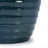 Handmade Deep Green Ceramic Planter, 17 Inch Diameter, 1 Piece, Horizontal Ripples Pattern, For Monstera And Fiddle Leaf Fig, Indoor & Outdoor Doorway Use, Breathable Clay-1220546277
