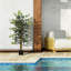 130cm Faux Ficus Tree in Cement Pot