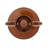 Amber Glass Taper Candle Holder