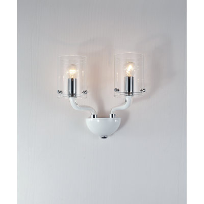 Linkwood Glass Candle Wall Light