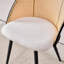 Cotton Blend Side Chair in White