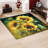 Non-Woven Soft Type Printed Rug Featuring a Geometric Pattern in Neutral Tones Perfect for Accentuating the Beauty of Your Living Space-114320854