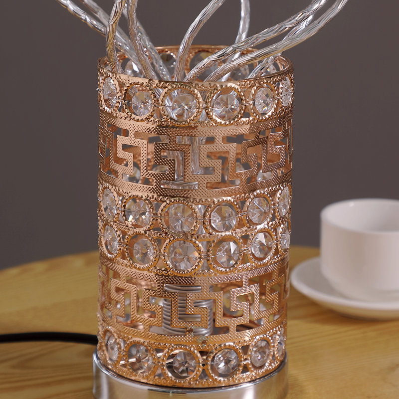 Lampe de table en aluminium et cuivre