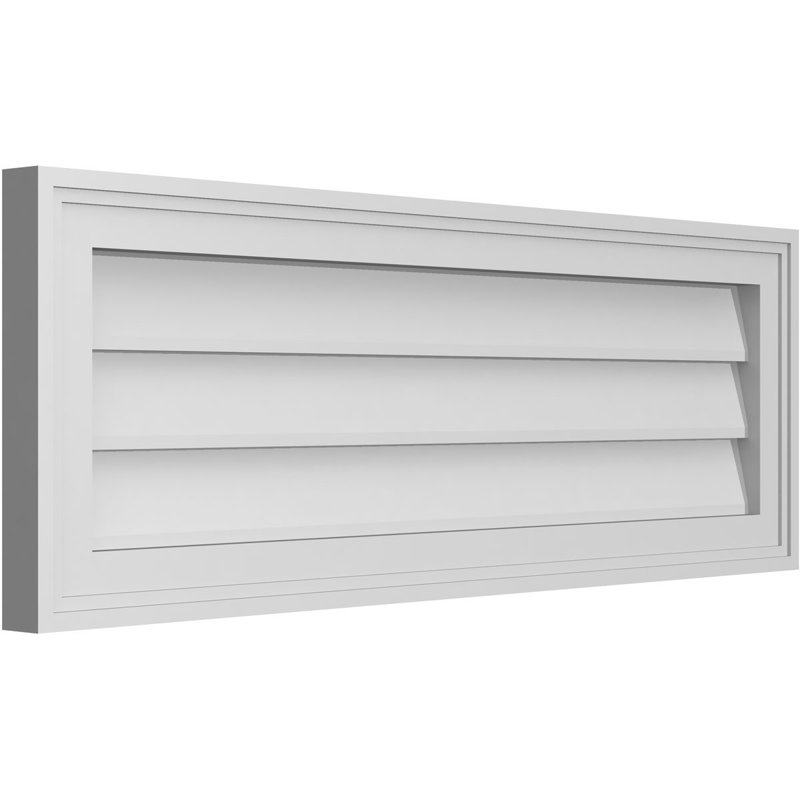 Cadre en brique, brun clair apprêté, H 12 po x l 34 po x P 1,5 po