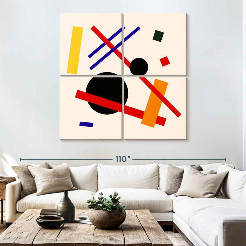 Avery Suprematism, 74" H x 74" W