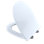 TOTO® SoftClose® Slim D-Shape Seat and Lid for RP Wall-Hung Toilet, Cotton White - SS247R#01