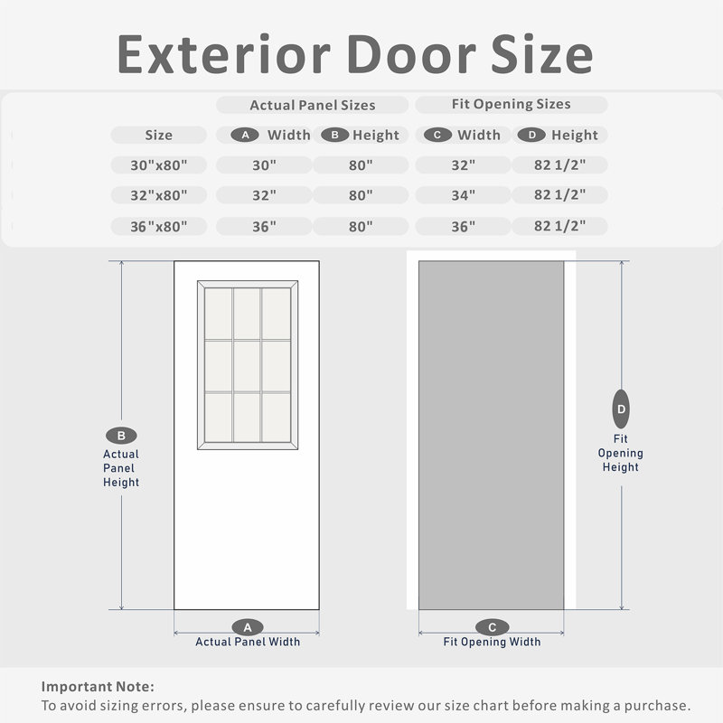 Pine Entry Door Slab With Sound-Reducing Frame – 6-Lite Clear Glass, Solid Wood, Right, 32" W x 80" H