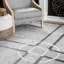 Tapis zone gris clair géométrique Utkan-1311553604