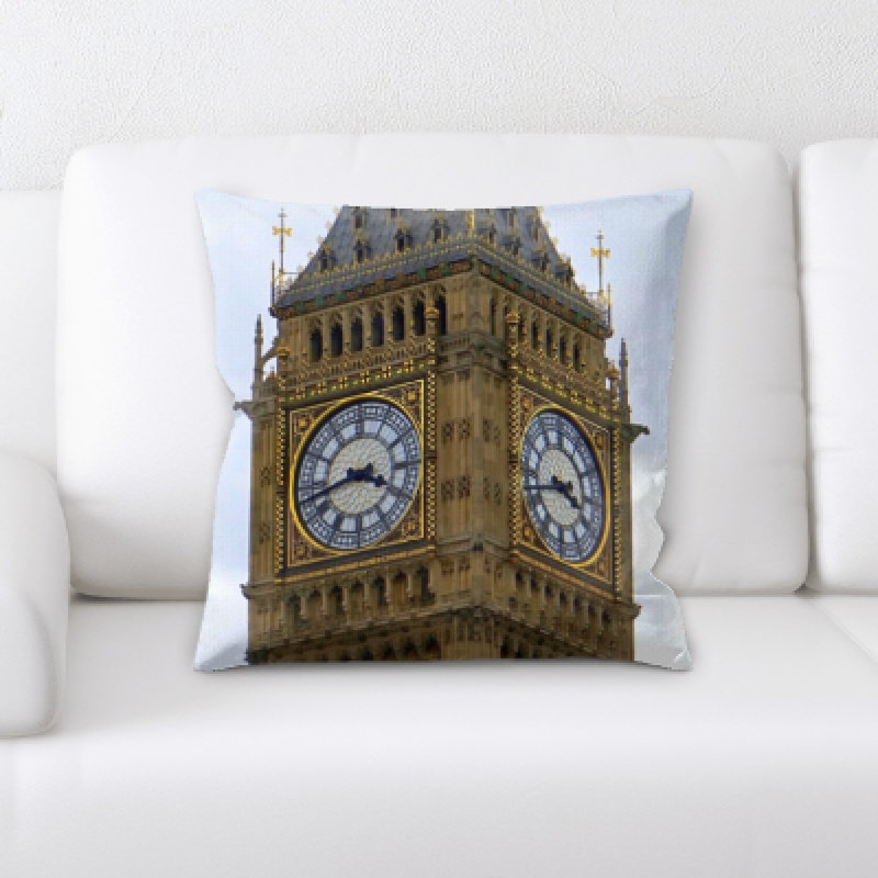 Microsuede Reversible Throw Pillow