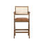 Tabouret de bar en bois massif et rotin Damyria-721016549-721016550