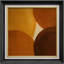Abstrait cercles bruns - impression sur papier encadrée-2394149-2394148