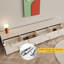 Meuble télé moderne en bois manufacturé blanc-1645702305