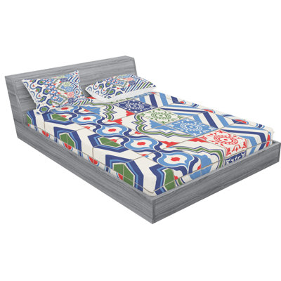 Microfiber Patchwork Sheet Set