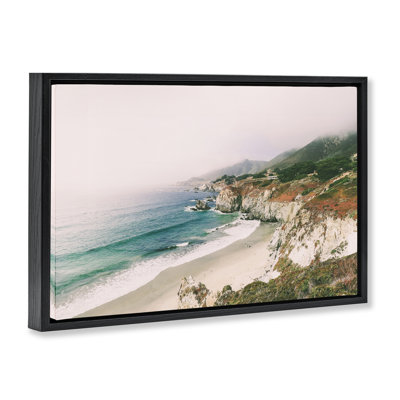 California Bay Coastline Floating Frame, design by Sisi and Seb