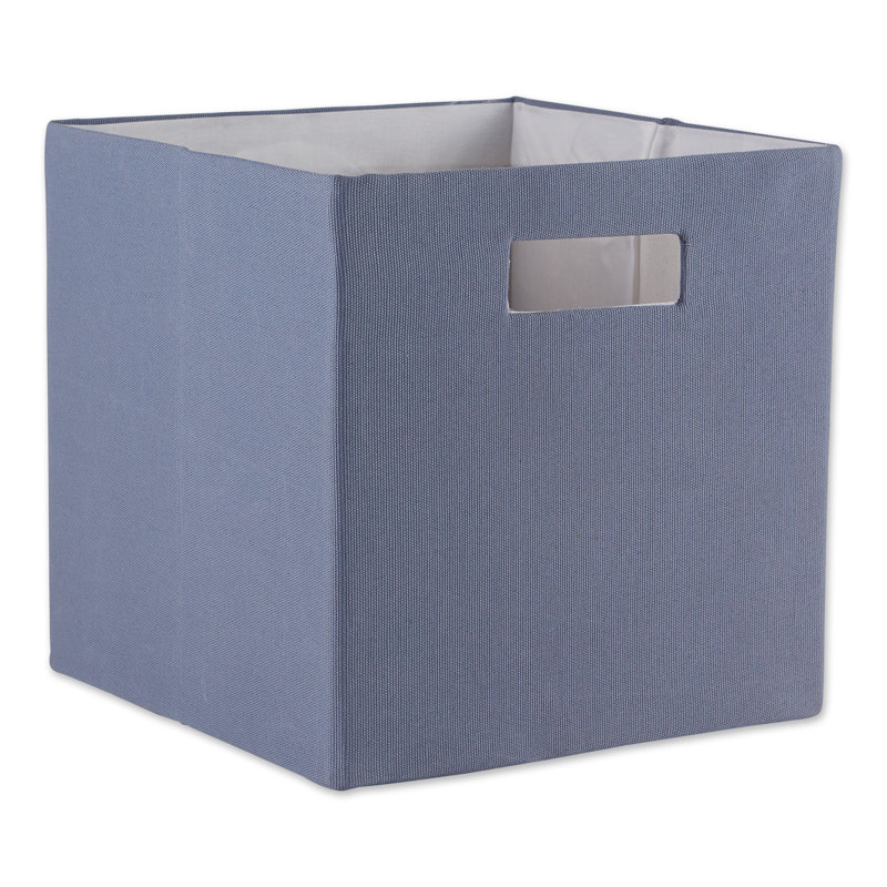 Ensemble de cubes, H 12,9 po x l 12,9 po x P 12,9 po, Bleu délavé à la pierre