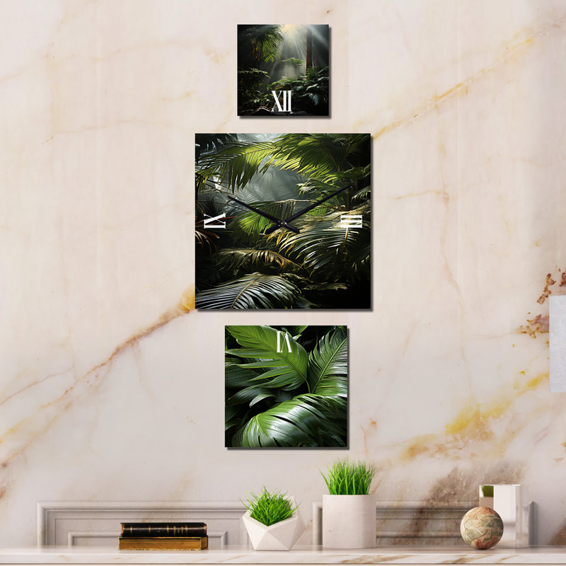 Jacquise Metal Wall Clock