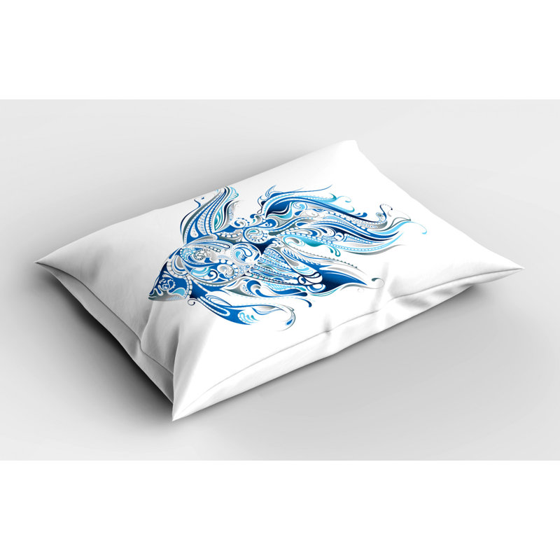 Fish Polyester Sham Set