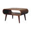 Table basse reposant sur quatre pieds en bois massif avec rangement-125309808-130011349