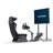 Playseat® TV Stand PRO with Custom Setup, Stainless Steel