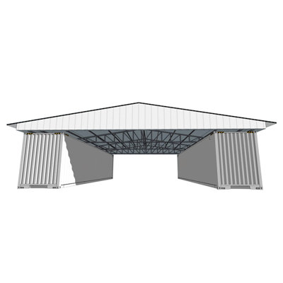 40FT X 36FT Container Roof Kit – Heavy-Duty Steel Shelter (No Containers) - The Customer Must Have Unloading Capabilities, Such As A Forklift Or Crane