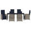 6 - Person Patio Dining Set Rectangular Table-2107489451