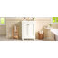 Meuble-lavabo moderne de 24 po de conception simple et élégante avec rangement à fermeture en douceur, tablette réglable, meuble-lavabo avec lavabo en céramique-830562576