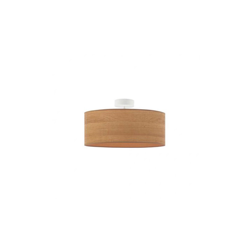 Bishock Fabric Semi Flush Mount, Beige