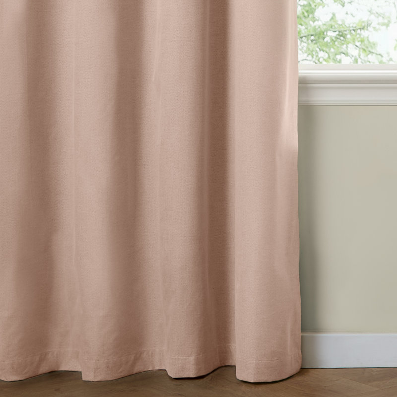 The Ultimate Blackout Blackout Curtain Panel Pair, 168cm Width x 229cm Drop, Pink