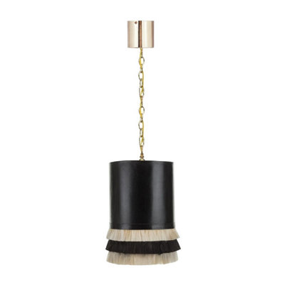 Joe Leather Pendant Lamp, 10x10x12