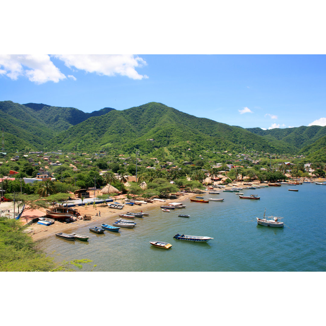 Leinwandbild Taganga, Kolumbien, Südamerika