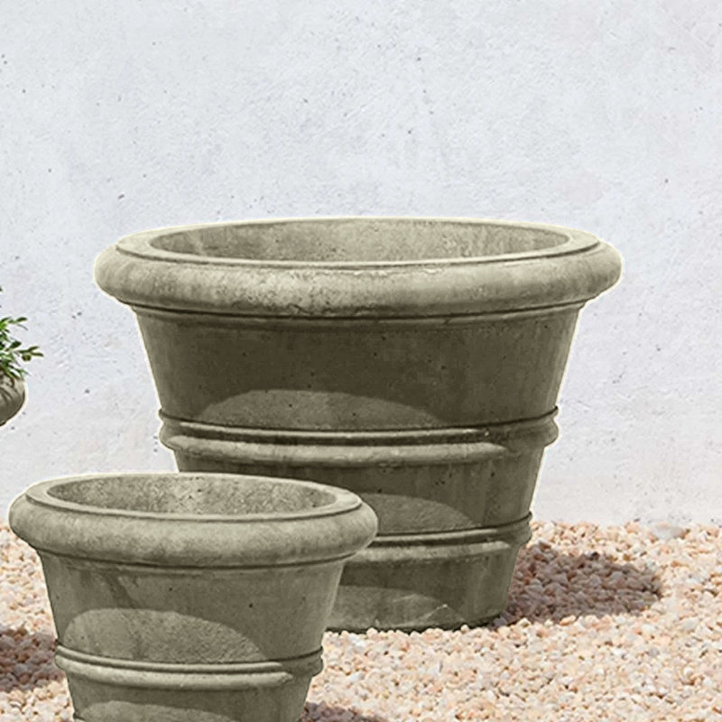 Handmade Planter, 27.5" H x 35.5" W x 35.5" D, Verde