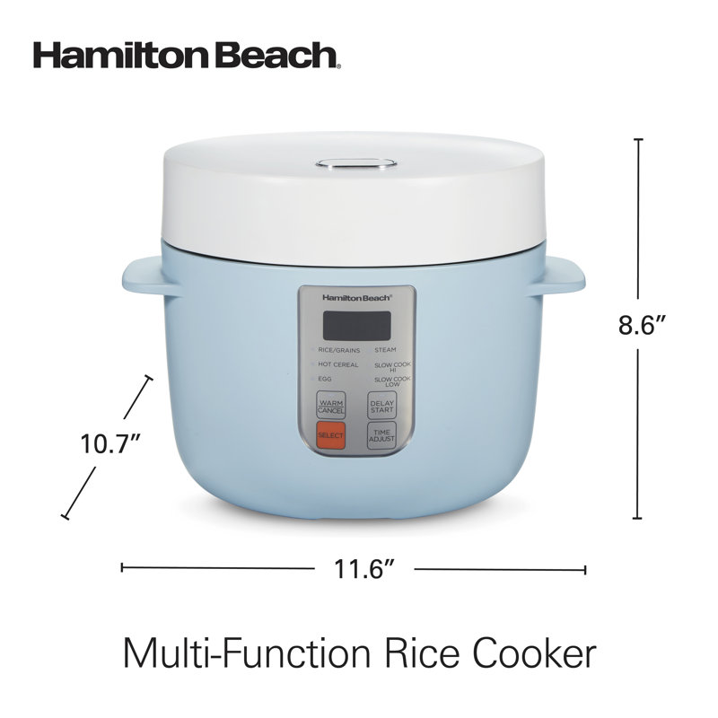Hamilton Beach® Multi-Function Rice Cooker 12 Cup/3 Quart Capacity