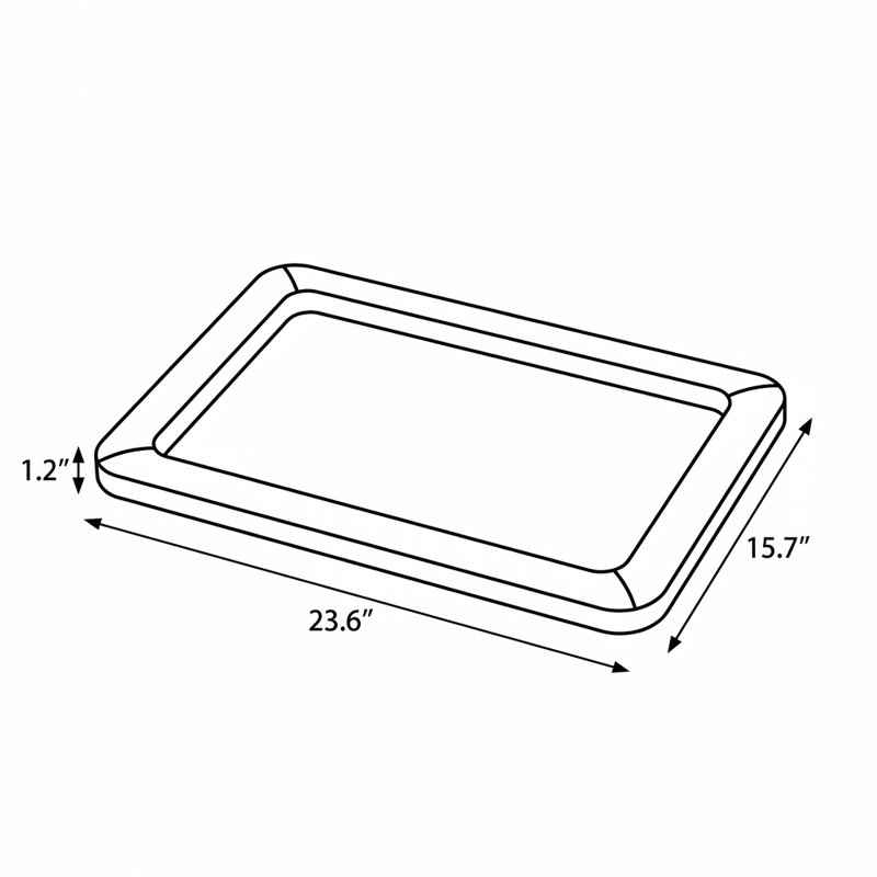 Pawsy Grey Thermoregulating Pad Dog Bed