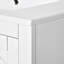 Ensemble de meuble-lavabo 30 po avec lavabo en céramique, armoire de rangement en bois massif, ensemble de meuble-lavabo autoportant avec 3 tiroirs et portes à fermeture douce-333666489