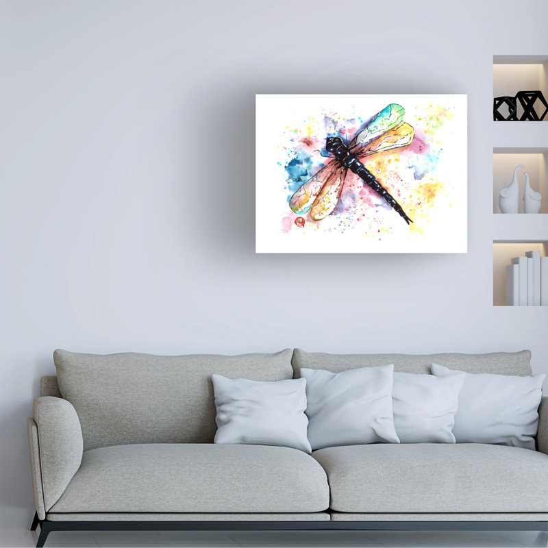 «Lisa Whitehouse Dragonfly», art sur toile, H 35 po x l 47 po