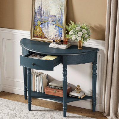 Console campagnarde avec tiroir et tablette Farmhouse