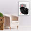 «Lune Rouge» par Pechane, art mural sur toile-836339746