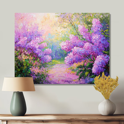 Lilac Gardens In The French Countryside V - Lilacs Wall Art Print