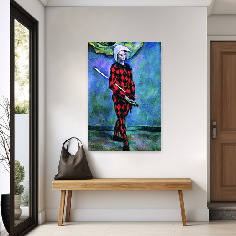 «Harlequin Classic Abstract Contemporary», reproduction d'art murale, 60" H x 40" W